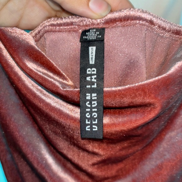 Design Lab Velour Party Dress - Picture 2 of 3